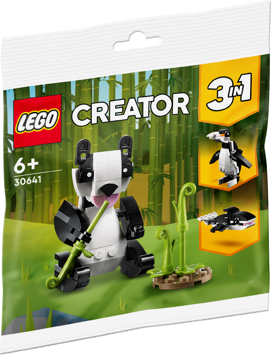洋楽 Toy LEGO Creator 3-in-1 Panda Bear Quick Build (30641) Age 6+