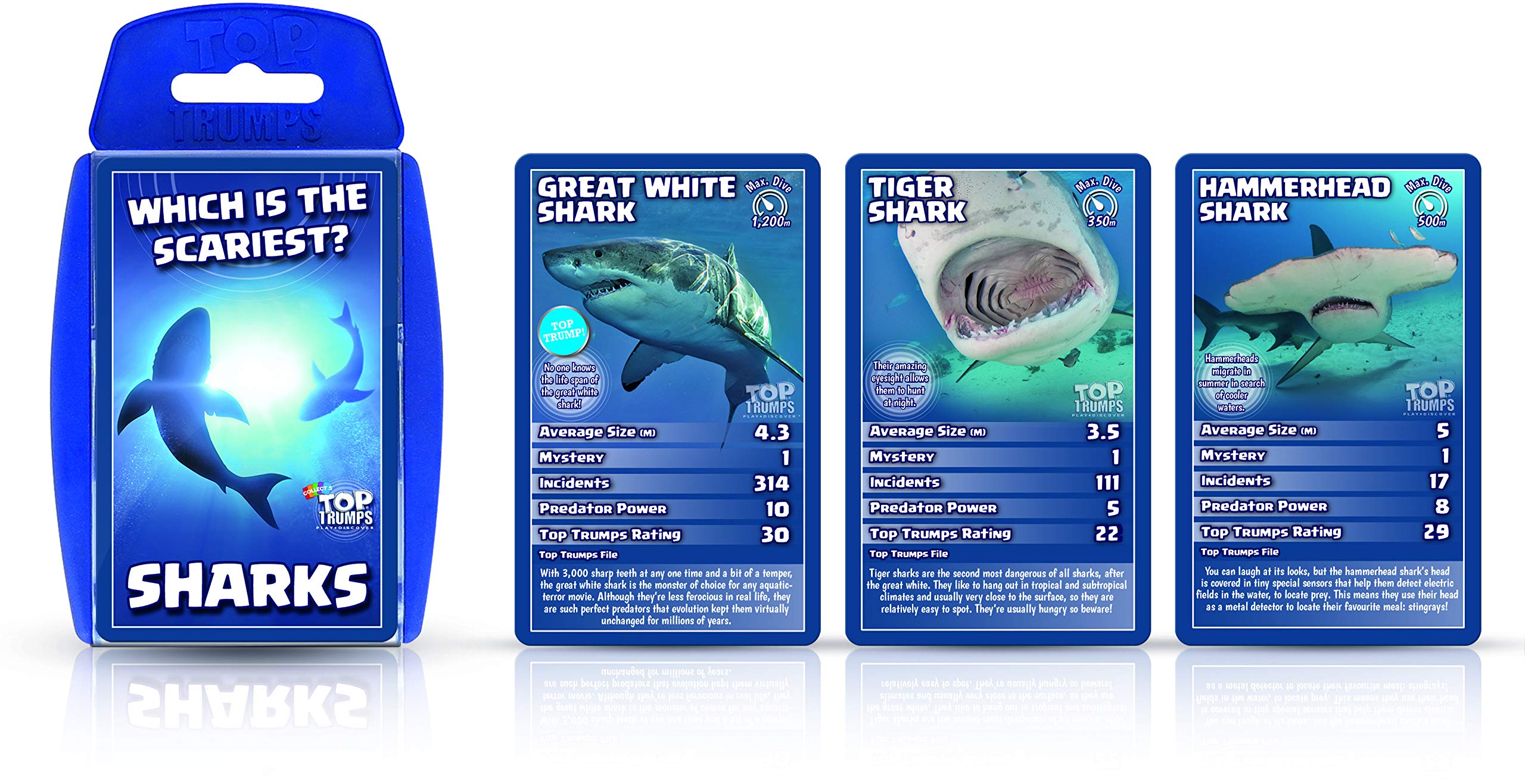 Sharks Card Game | Top Trumps