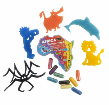 picture of the Africa Bumper Packs and animals included in them 