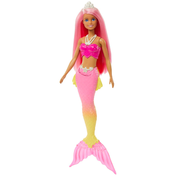 Pink & Yellow Barbie Dreamtopia mermaid doll