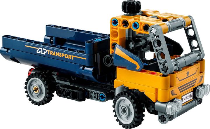 Image of the lego dump truck built
