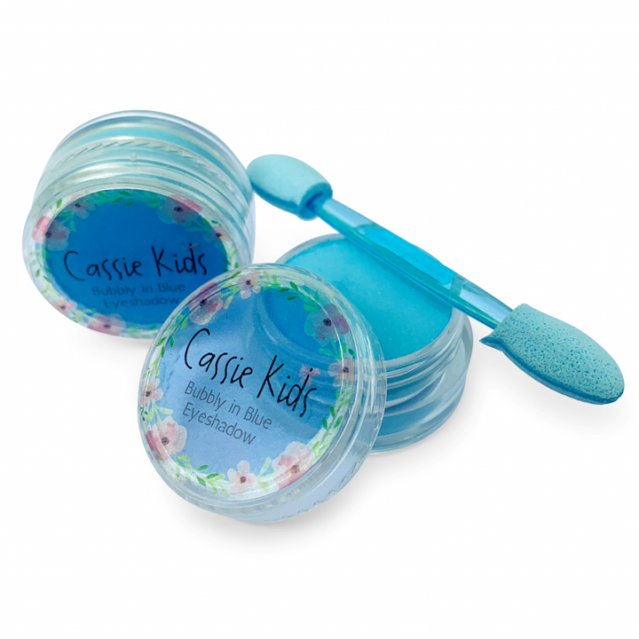 Image of the Bubbly in Blue eye shadow 