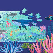 Image of the Gift Box Puzzle - Wonderful Ocean puzzle - 104 pieces