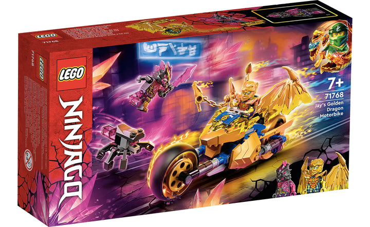 Image of Jay's Golden Dragon Motorbike Lego