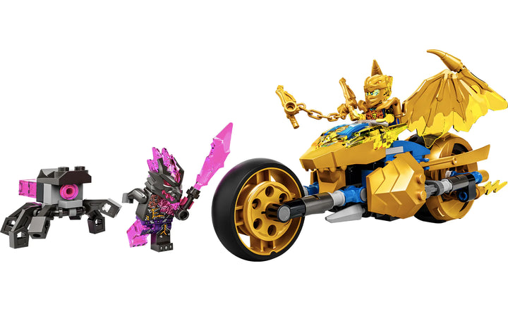 Image of Jay's Golden Dragon Motorbike Lego built 