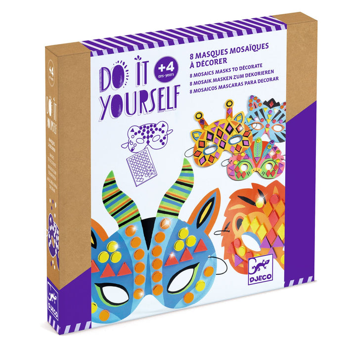 Image of the Do it yourself: Jungle animals mosaic masks
