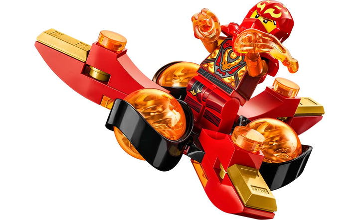 Image of Kai's Dragon Power Spinjitzu Flip lego set built 