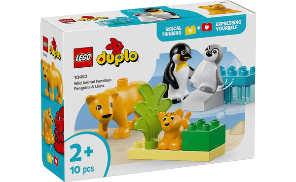 LEGO DUPLO Wild Animal Families: Penguins & Lions (10442) Age 2+