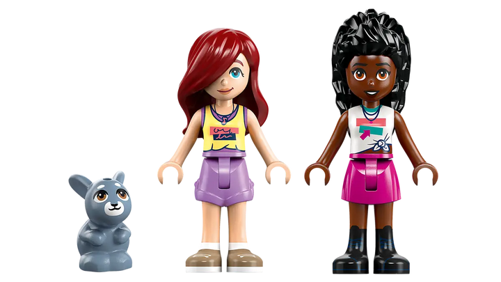Two LEGO figurines 