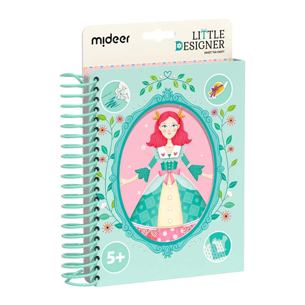 Little Designer Arts & Crafts Book Set - Sweet Tea Party | Mideer