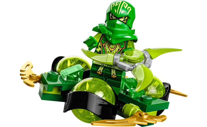 Image of Lloyd's Dragon Power Spinjitzu Spin Lego set built