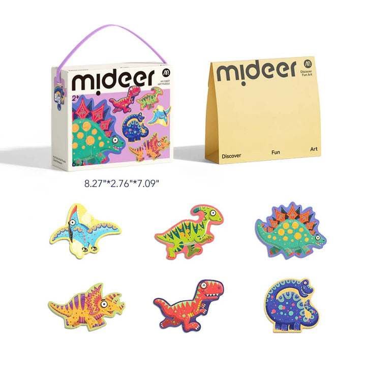 My First Artist Puzzle - Cute Dinosaurs | Mideer