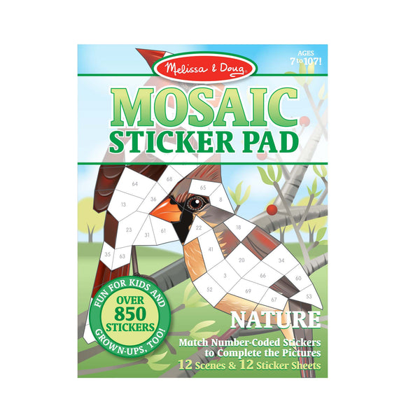 image of the nature mosaic sticker pad