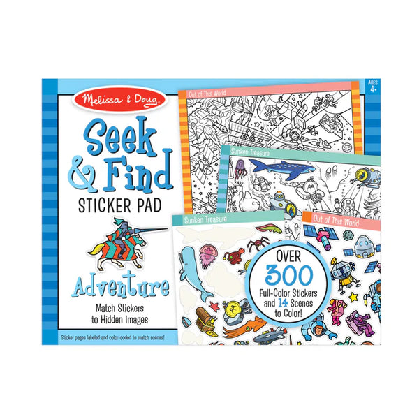 Image of the Seek and find Adventure Sticker Pad