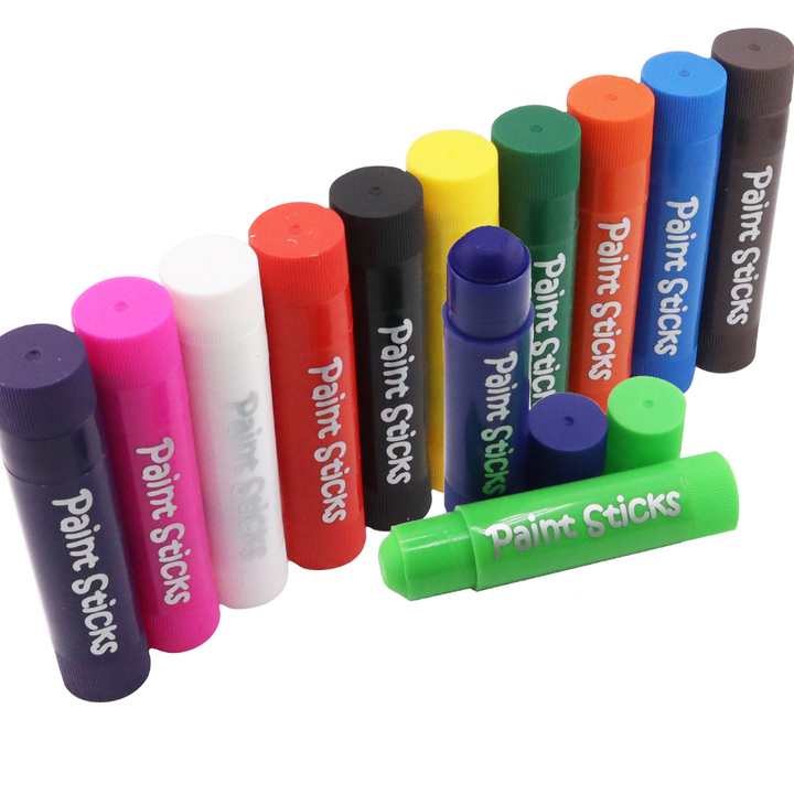 set of 12 twist-up paint sticks