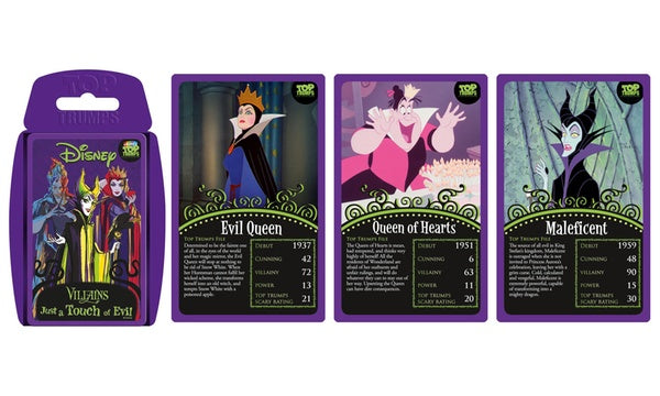 Image of the Top Trumps - Disney Villains Cards