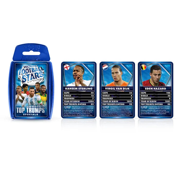 Image of the Top Trumps - World Football Stars cards 