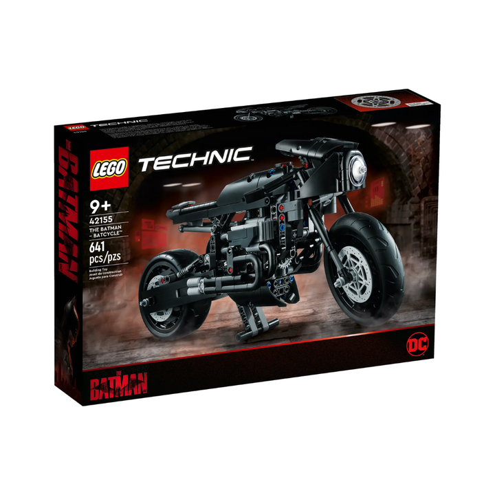 LEGO Technic Batmobile set packaging on a white background