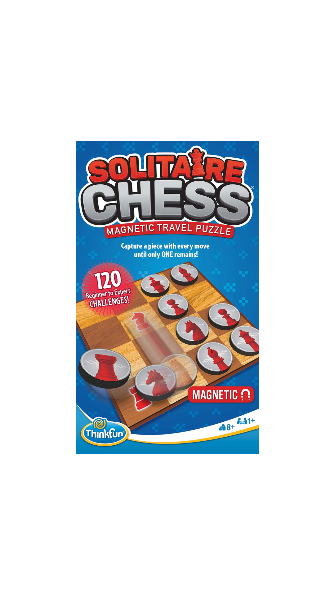 Magnetic Solitaire Chess Travel Puzzle | ThinkFun