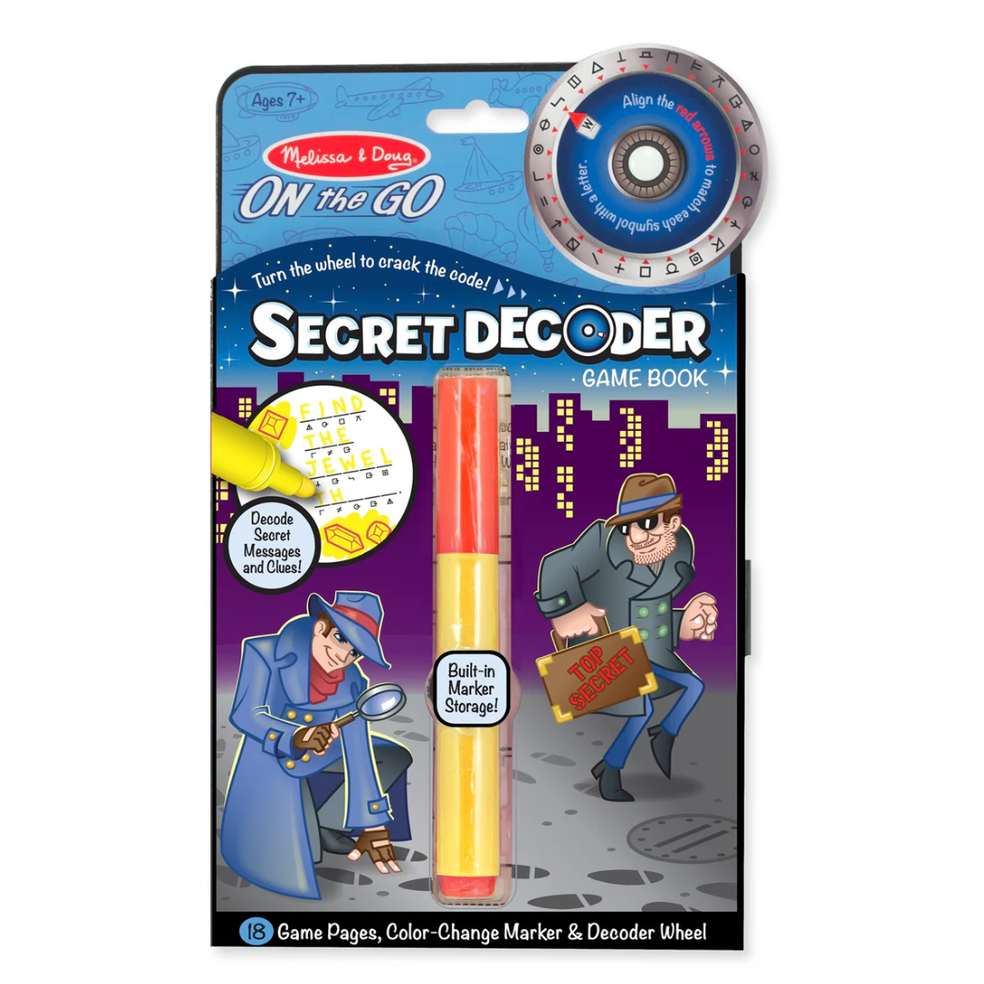 Red Rider Secret Decoder Secret Decoder Game Book - On-The-Go Activity Book | Melissa & Doug