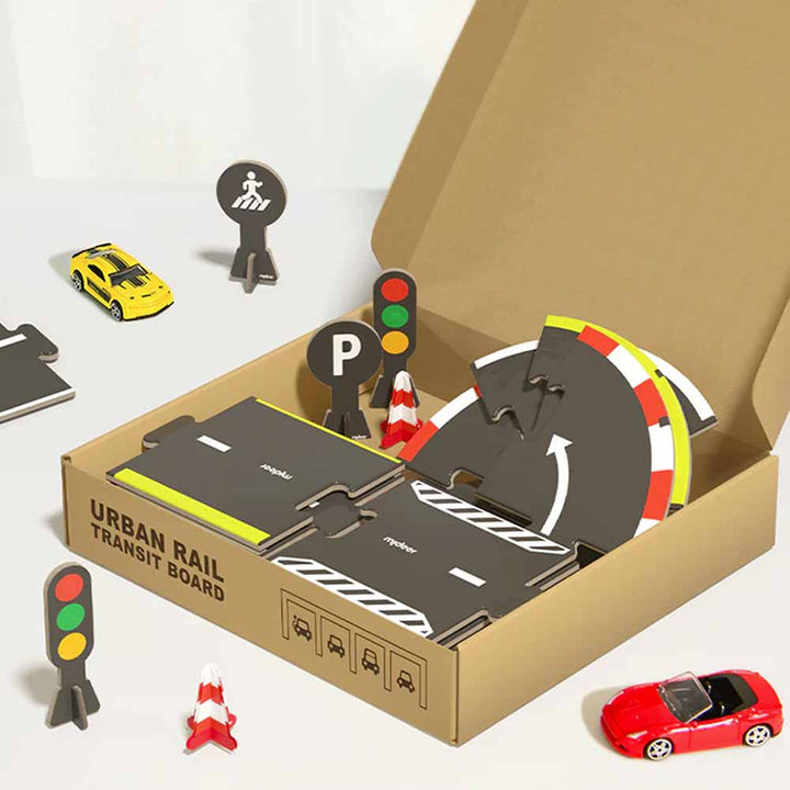Urban Road Puzzle Play Set | Mideer