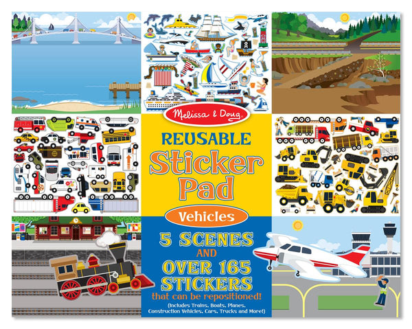 Image of the Vehicle Reusable sticker pad 