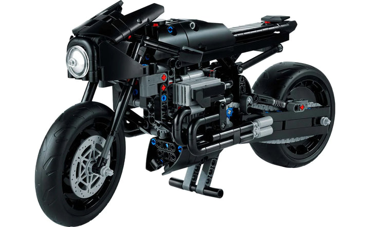 Image of the The Batman - Batcycle Lego set built