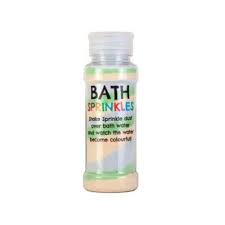 Image of green bath sprinkles