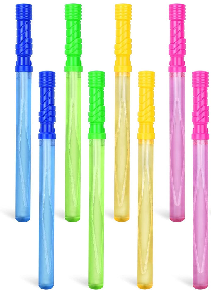 Image of different coloured bubble wands