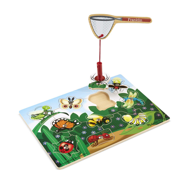 Image of the bug catching game with magnetic net