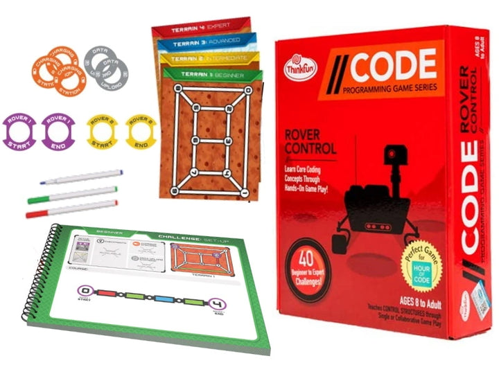 Code Rover Remote Control CODE: Rover Control Programming Game Series | ThinkFun
