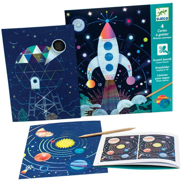 Djeco Cosmic Mission Scratchcards
