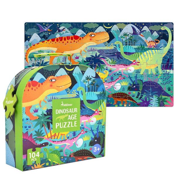 image of the dino gift box puzzle 