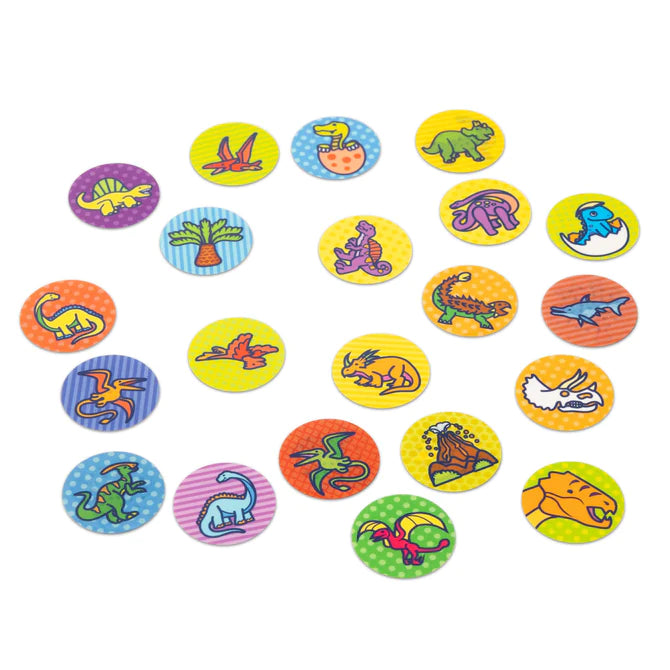 Image of the dinosaur refill stickers