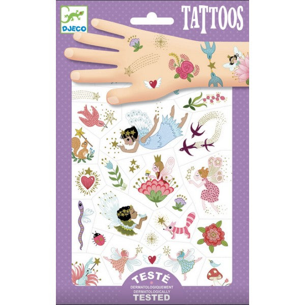 Image of the fairy temporary tattoos