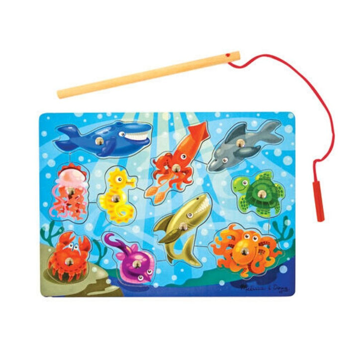 Image of the fishing game with magnetic rod 
