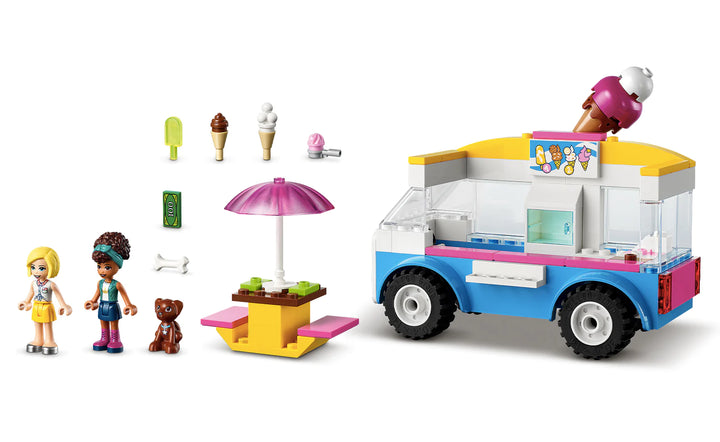 Image of the Ice-cream truck Lego set built