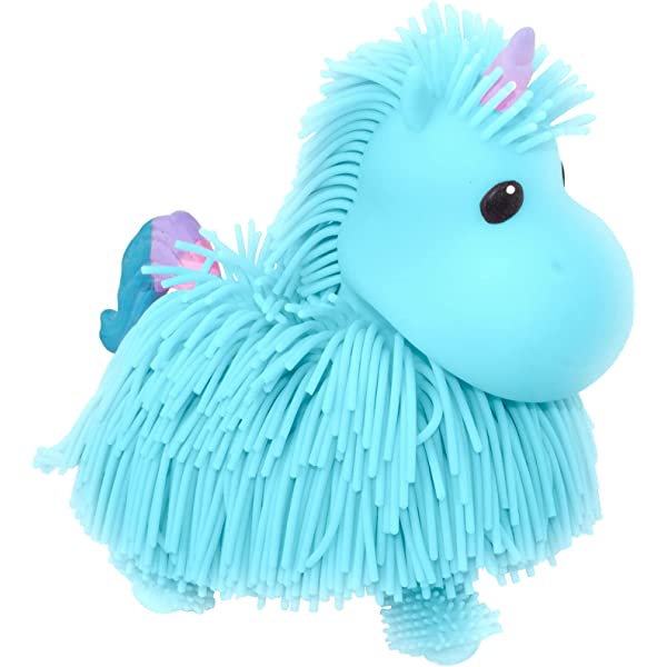 Image of the Jiggly Pets-Walking Unicorn blue