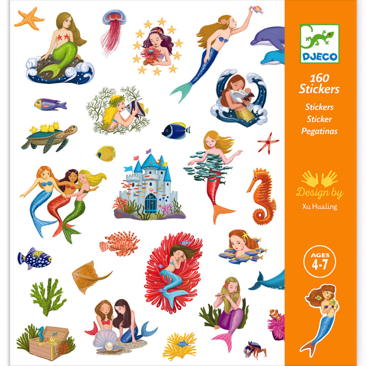 image of the mermaid sticker pack 