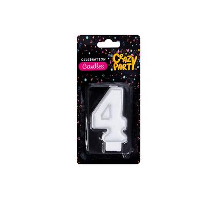 Image a Birthday candle Number #4