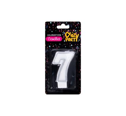 Image a Birthday candle Number #7