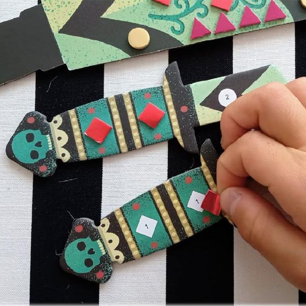 Do It Yourself: 3 Mosaic Swords to Decorate Like a Pirate | Djeco