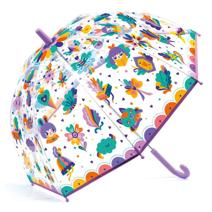 Image of the Pop rainbow umbrella from Djeco