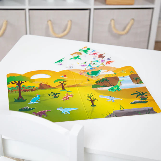 Puffy sticker play set