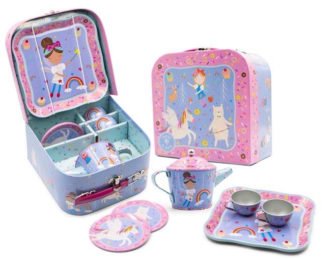 Rainbow Fairy Tin Tea set