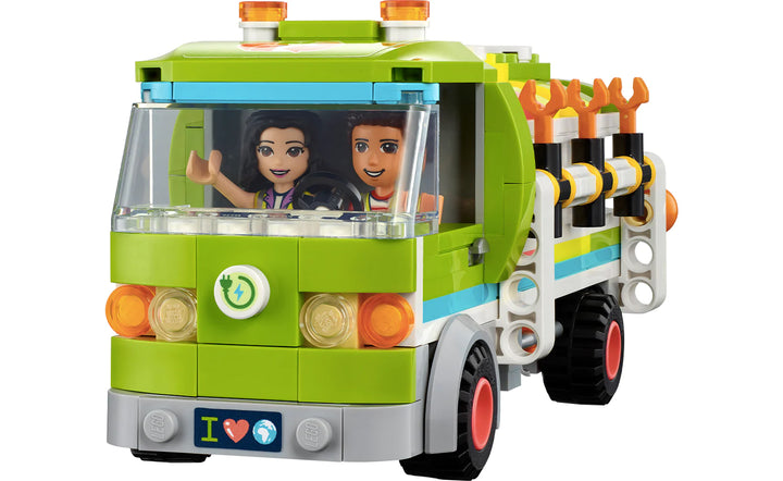 Image of the Recycling Truck Lego set built 