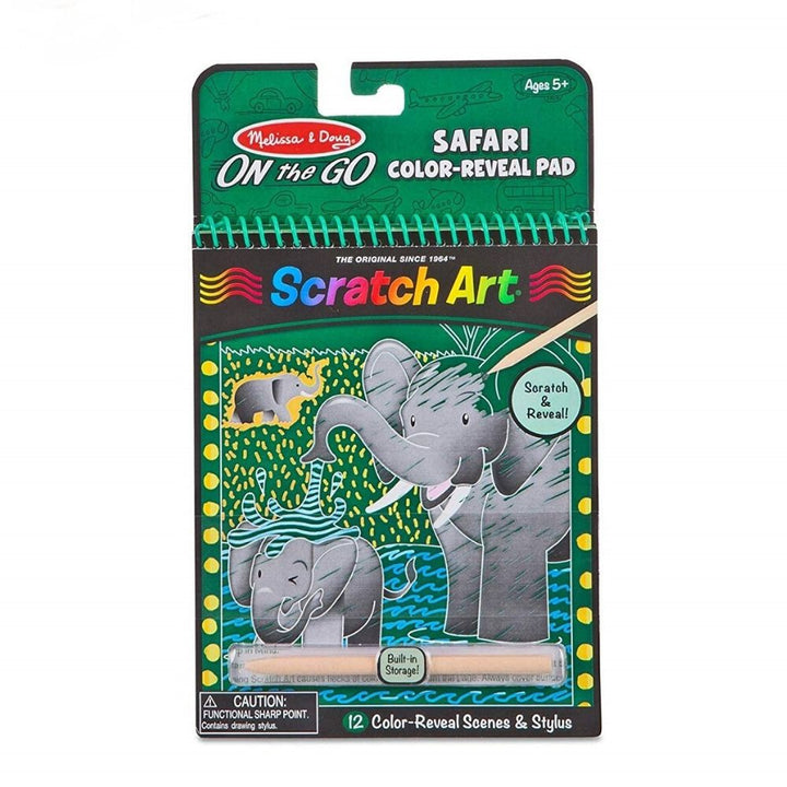 image of the safari scratch art 