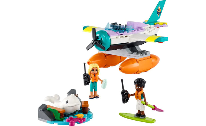 Image of the Sea Rescue Plane Lego set built