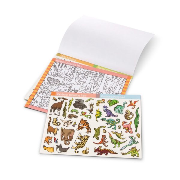 image of the Seek & Find Sticker Pad – Animal themed