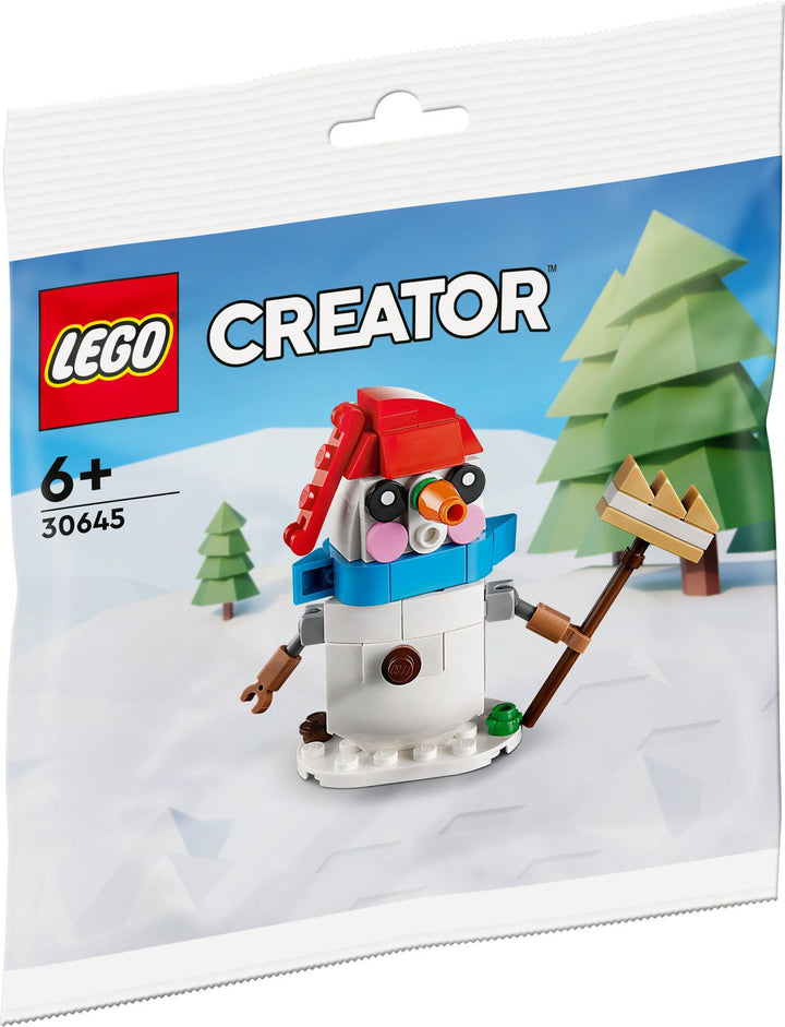 Image of the snowman lego set 